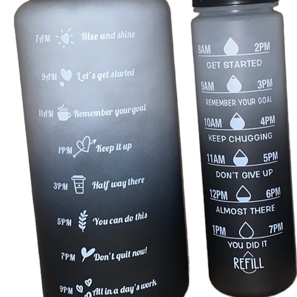NEW set of 3 motivational water/sport bottles. Unisex - Picture 11 of 11
